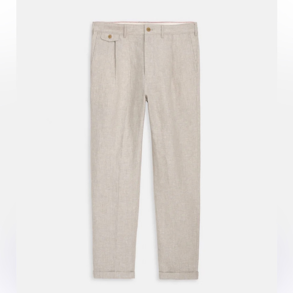 Alex Mill Pleated pants in flax linen